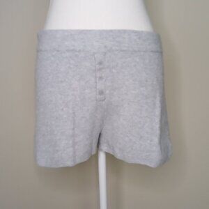 Women's Cozy Heather Gray Pajama Shorts